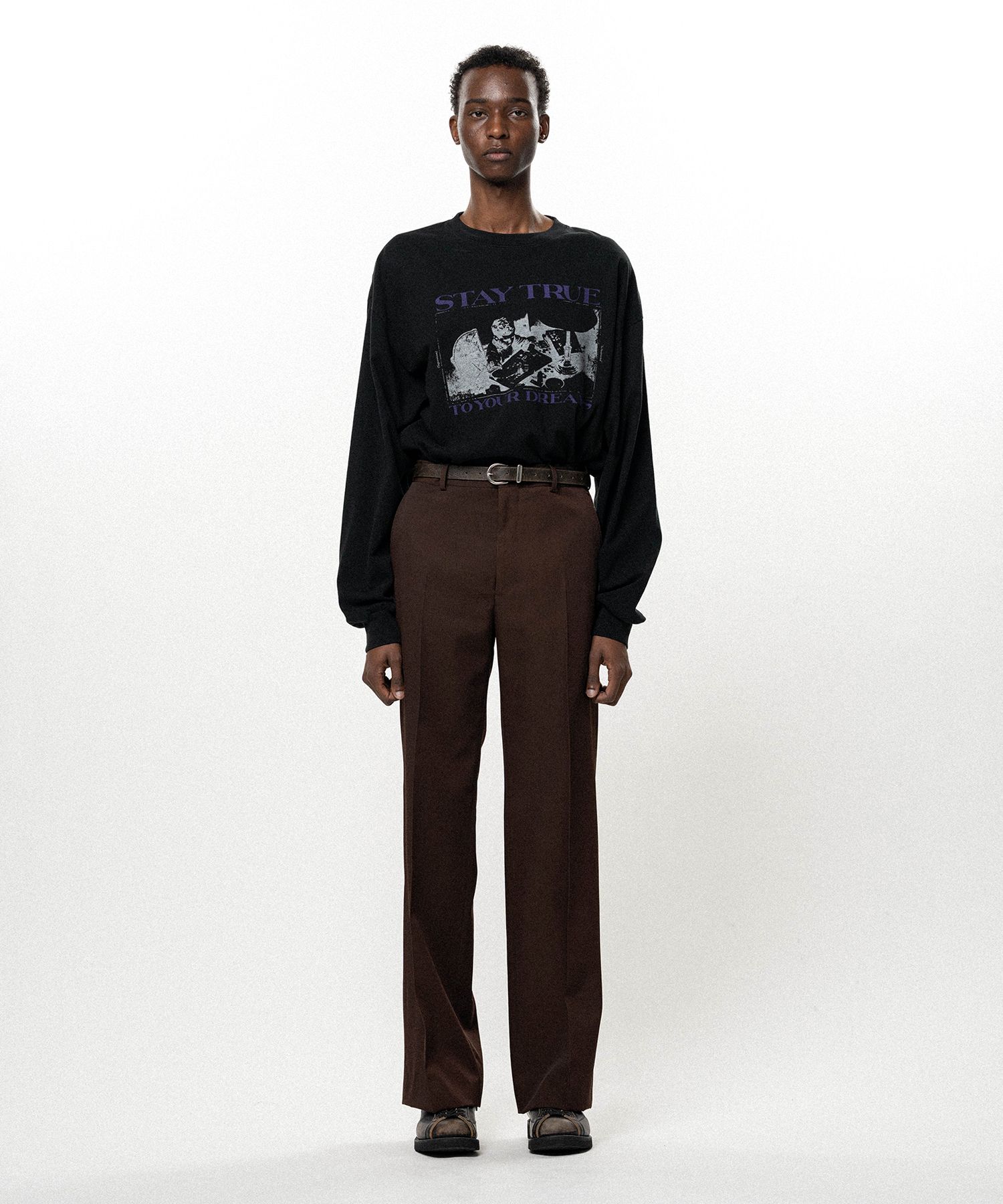  "STAY TRUE TO YOUR DREAM"L/S T-shirt