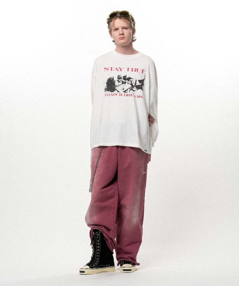  "STAY TRUE TO YOUR DREAM"L/S T-shirt