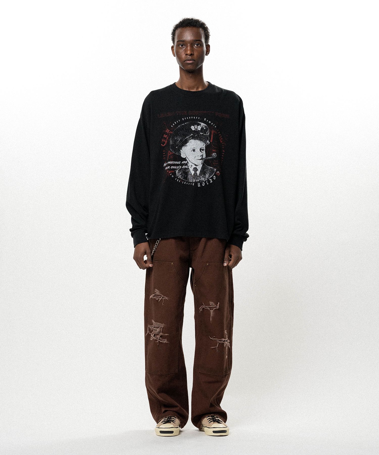 "LEARN THE CORRECT FORM" L/S T-shirt