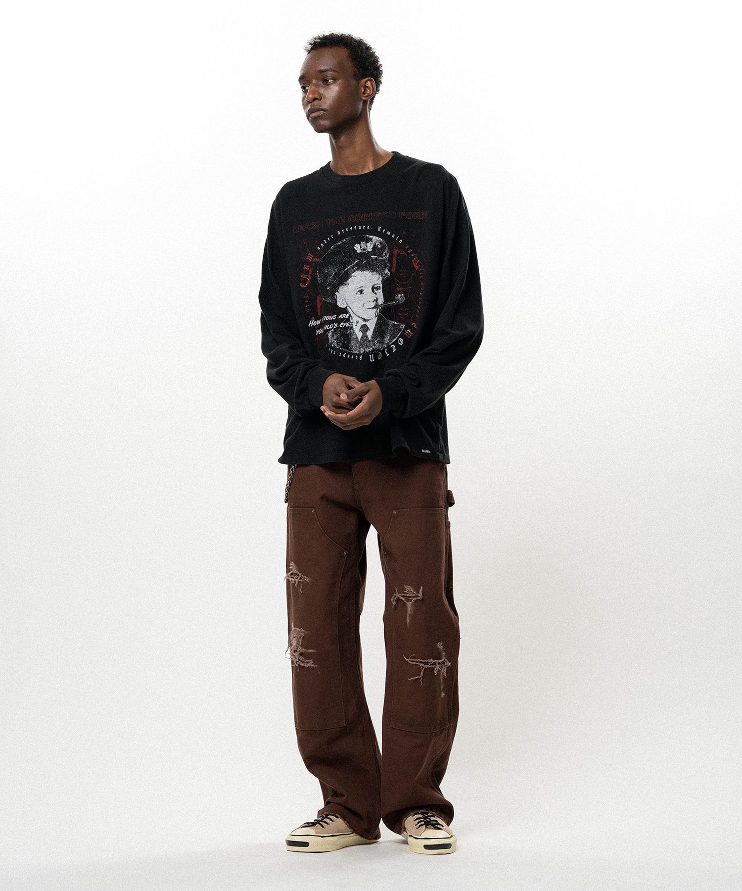"LEARN THE CORRECT FORM" L/S T-shirt