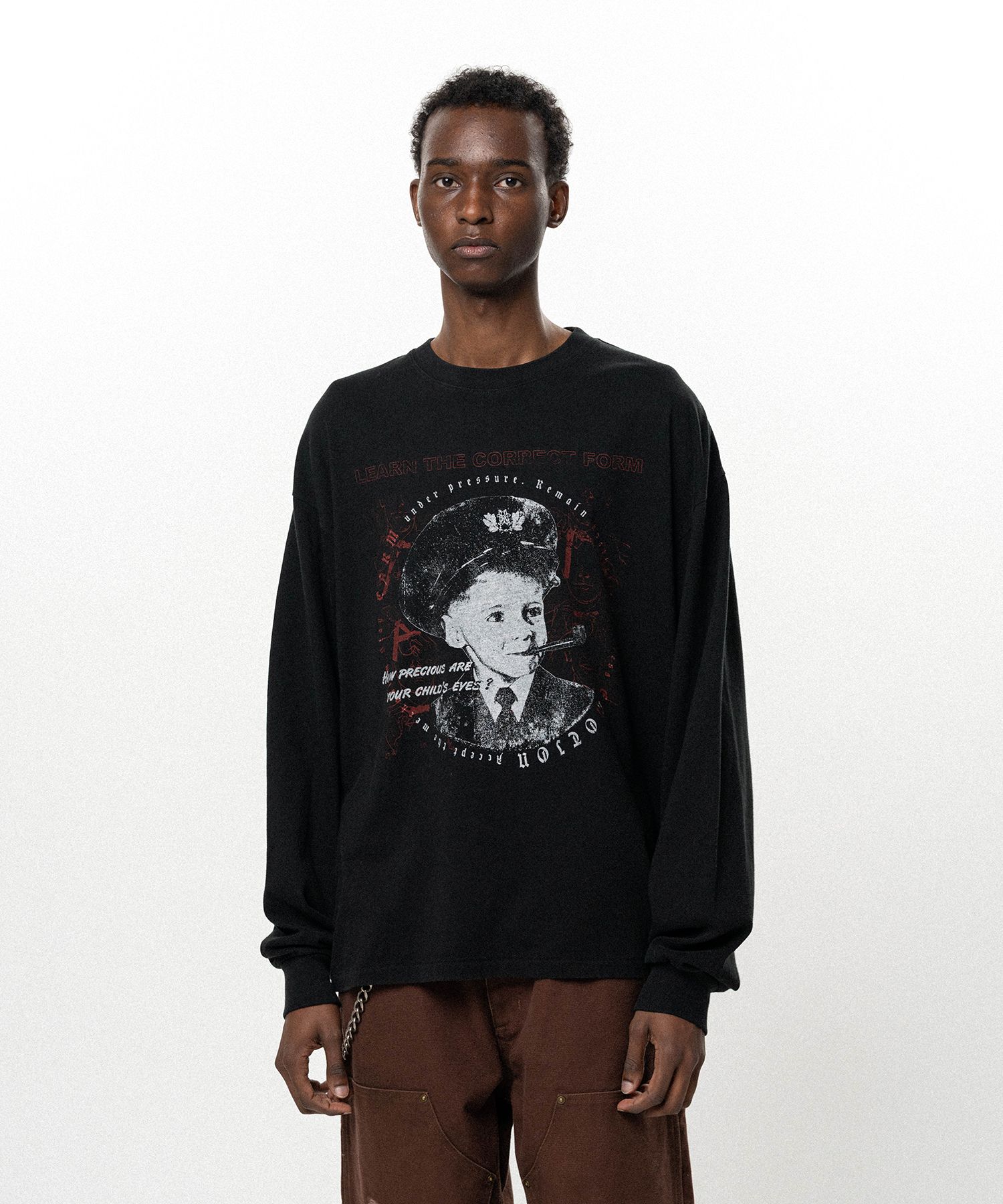 "LEARN THE CORRECT FORM" L/S T-shirt