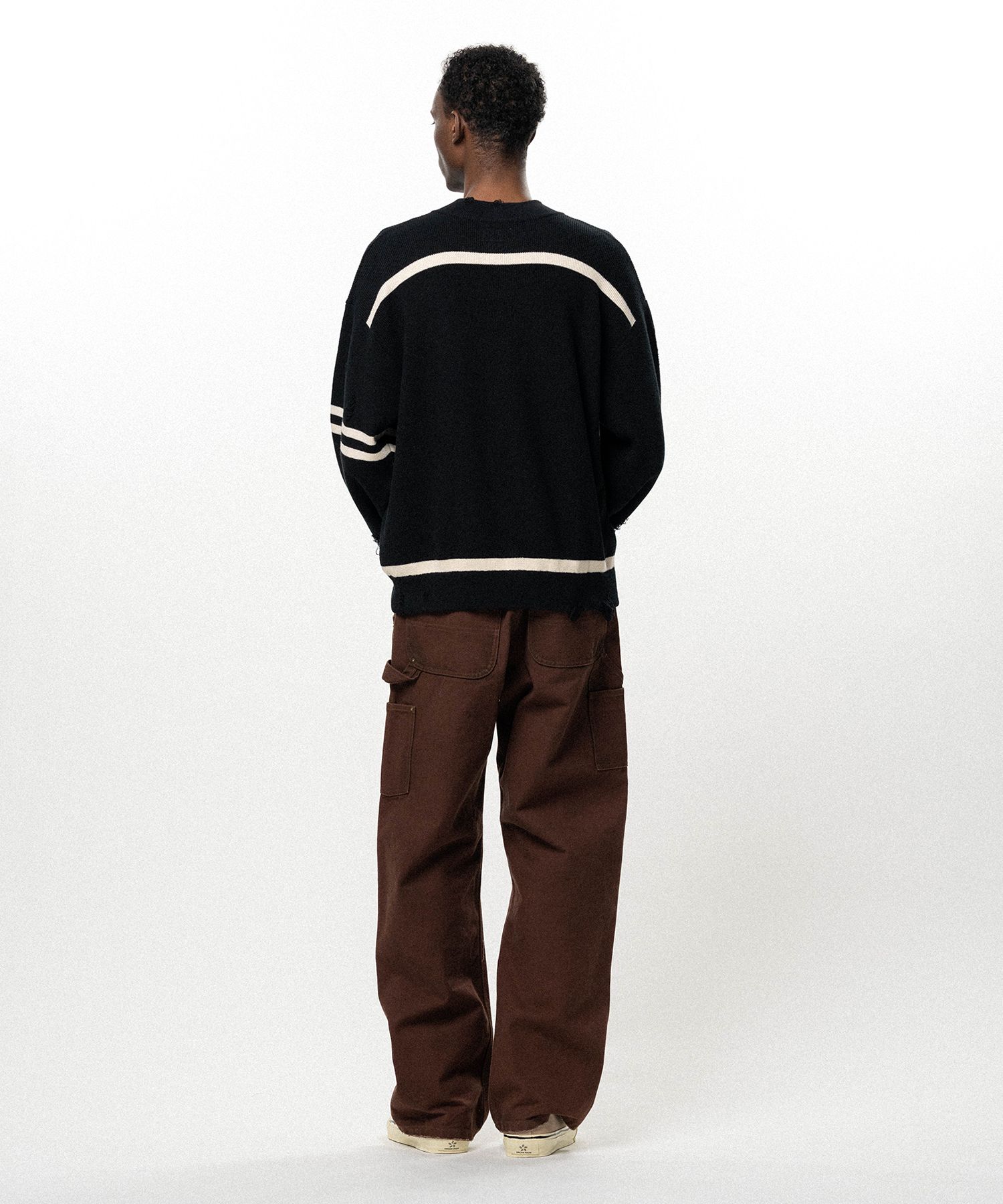 Embroidered Army Henley Knit