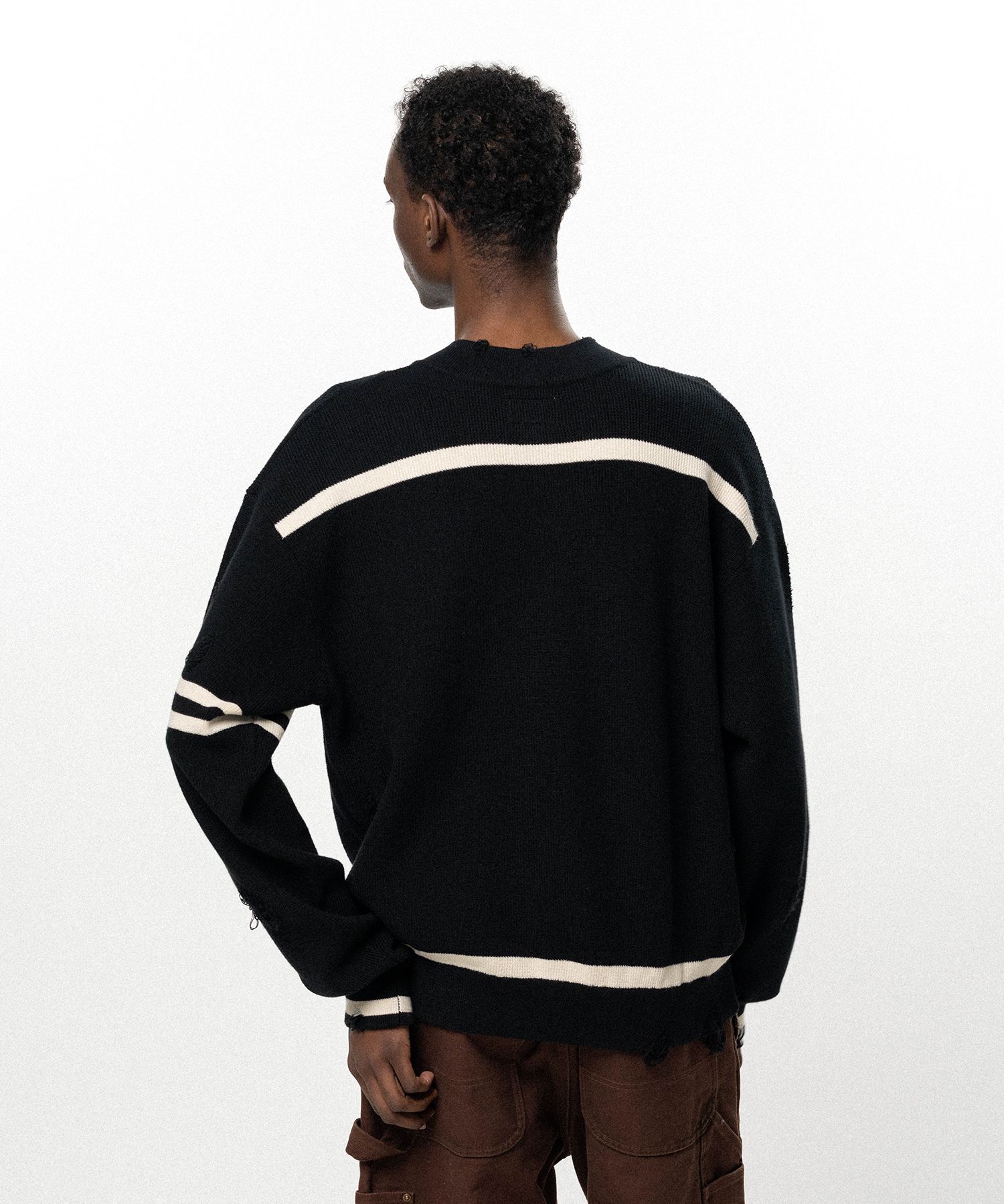 Embroidered Army Henley Knit