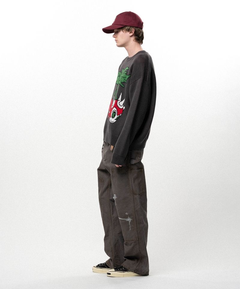 "BAKENEKO" Jacquard Knit