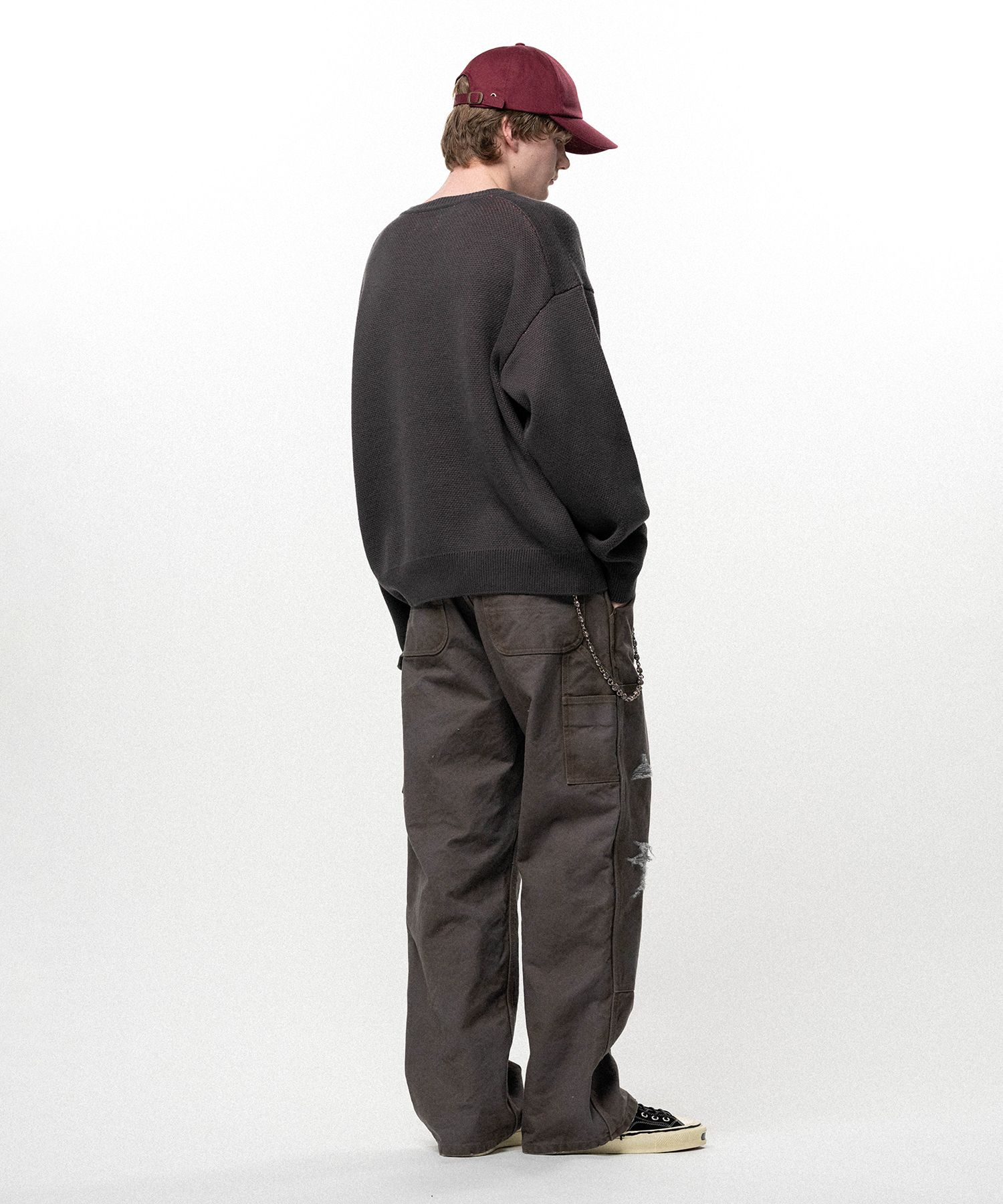 "BAKENEKO" Jacquard Knit