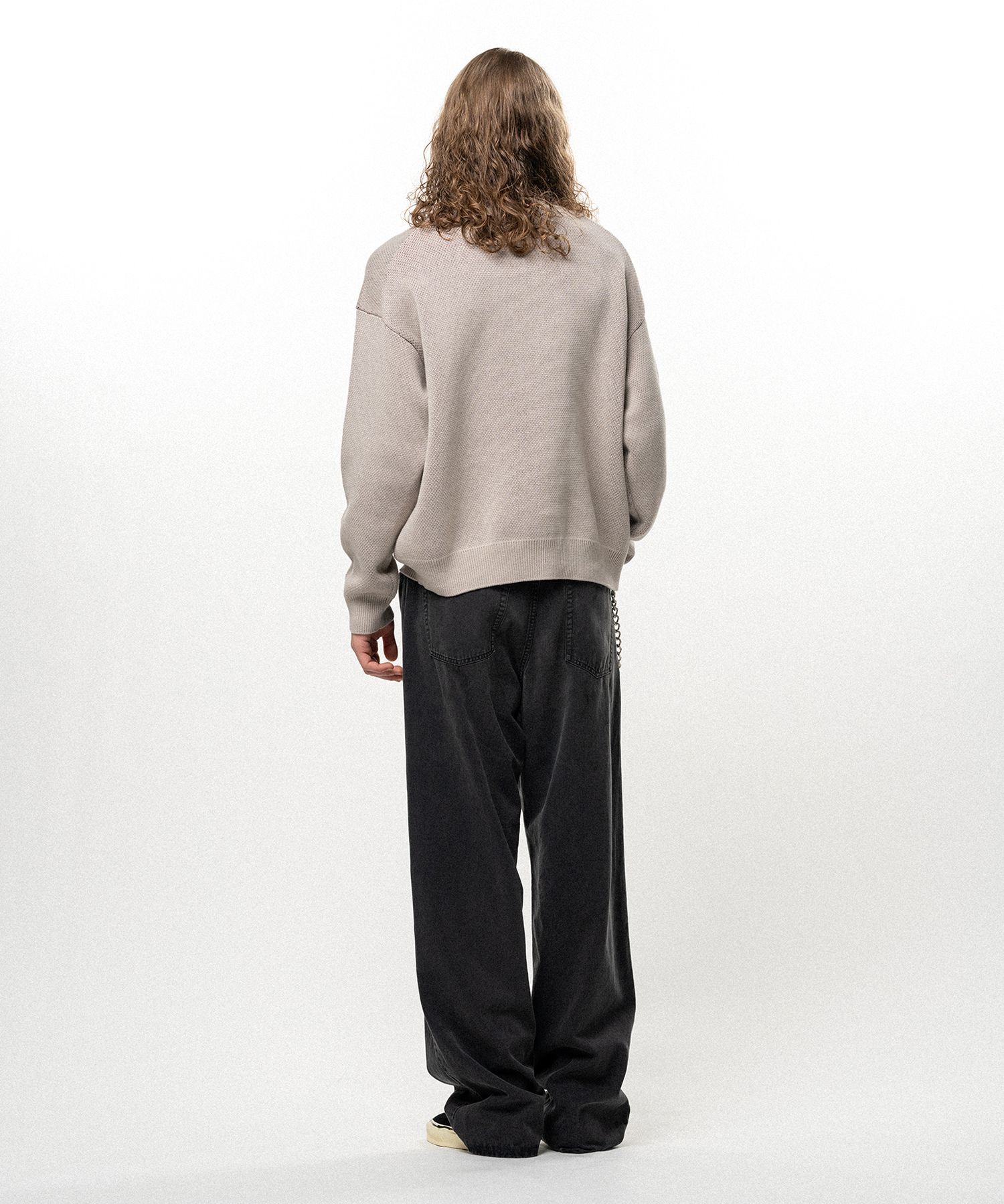 "BAKENEKO" Jacquard Knit