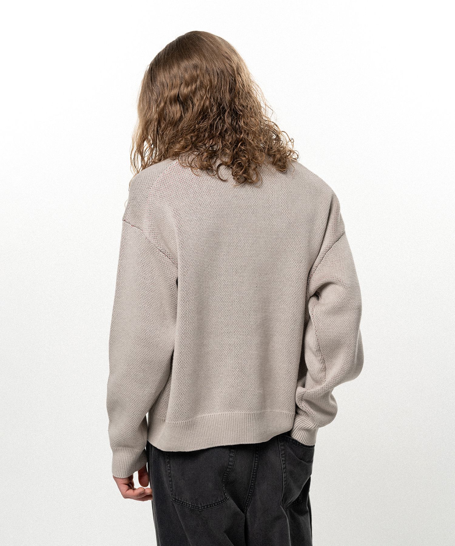 "BAKENEKO" Jacquard Knit