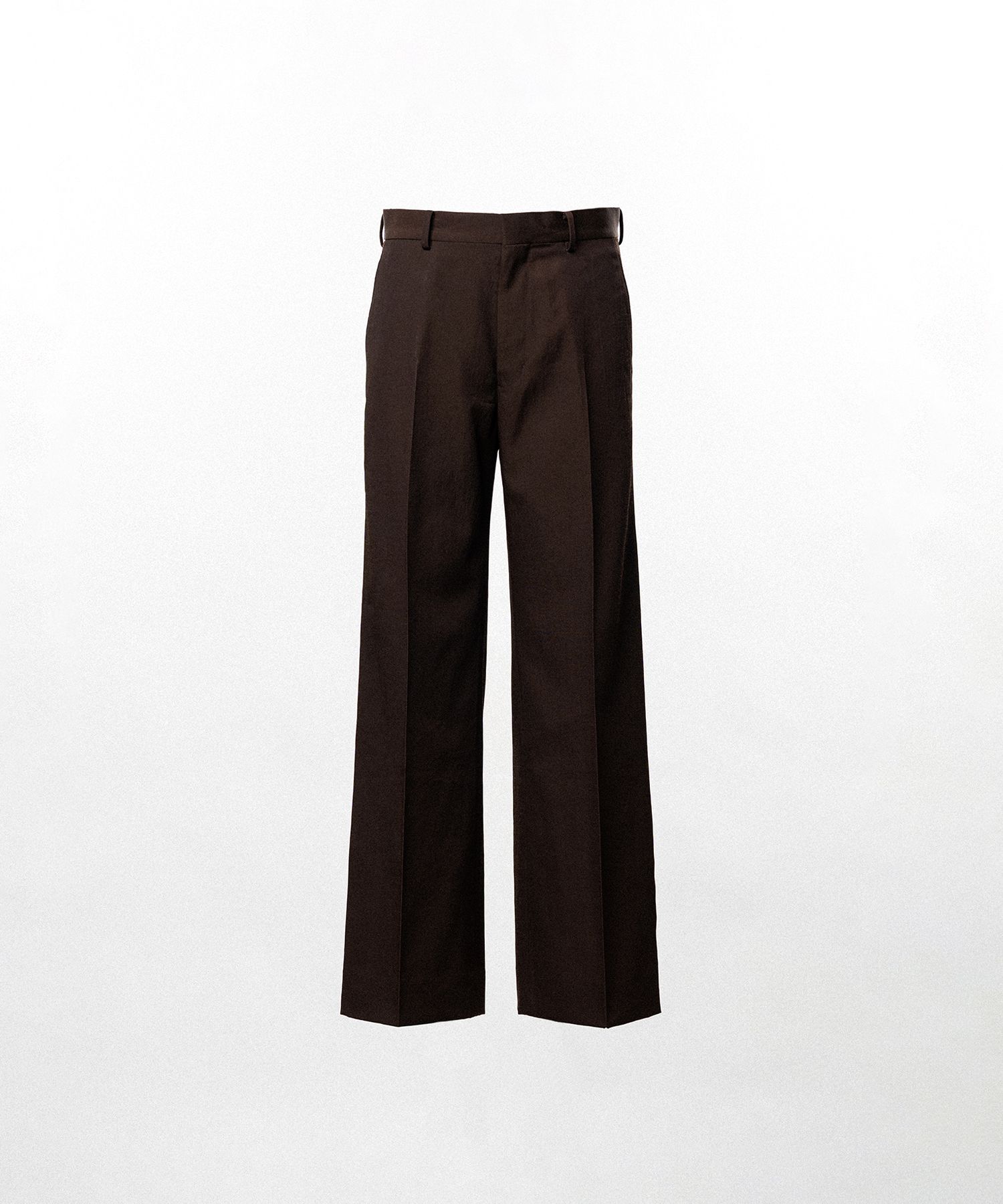 Twill Tailored Straight Pants