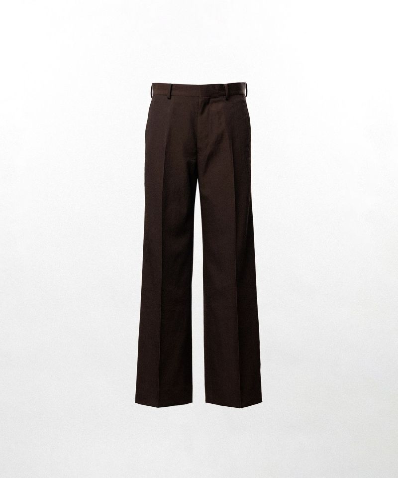 Twill Tailored Straight Pants