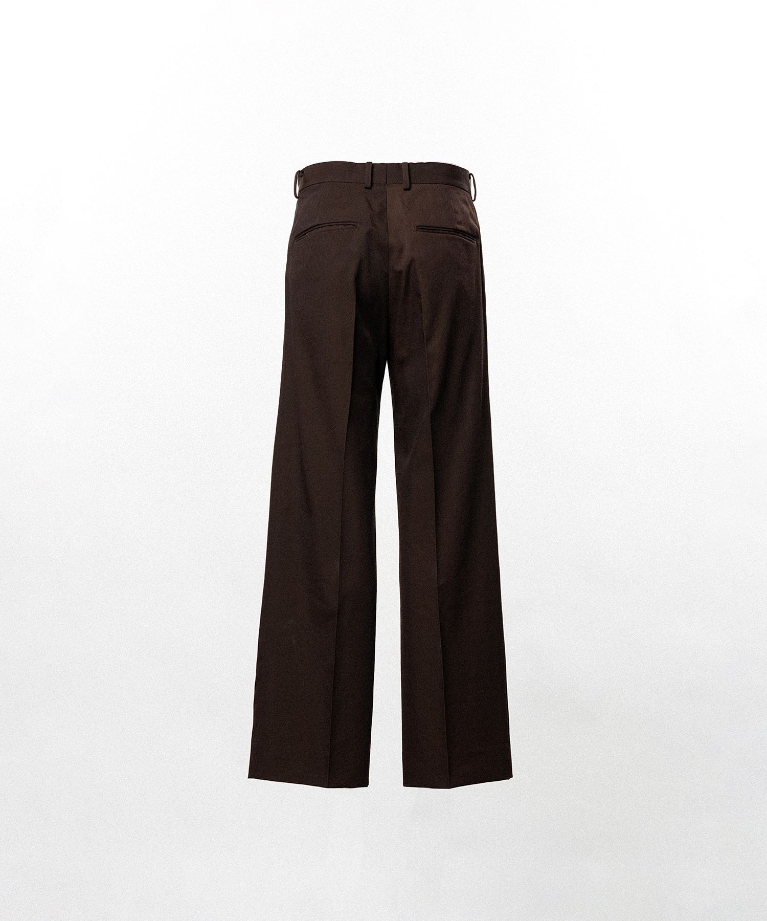 Twill Tailored Straight Pants