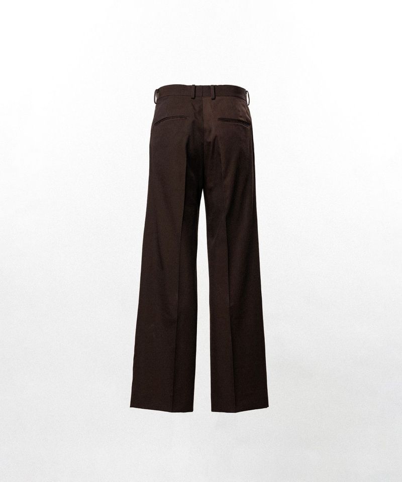 Twill Tailored Straight Pants