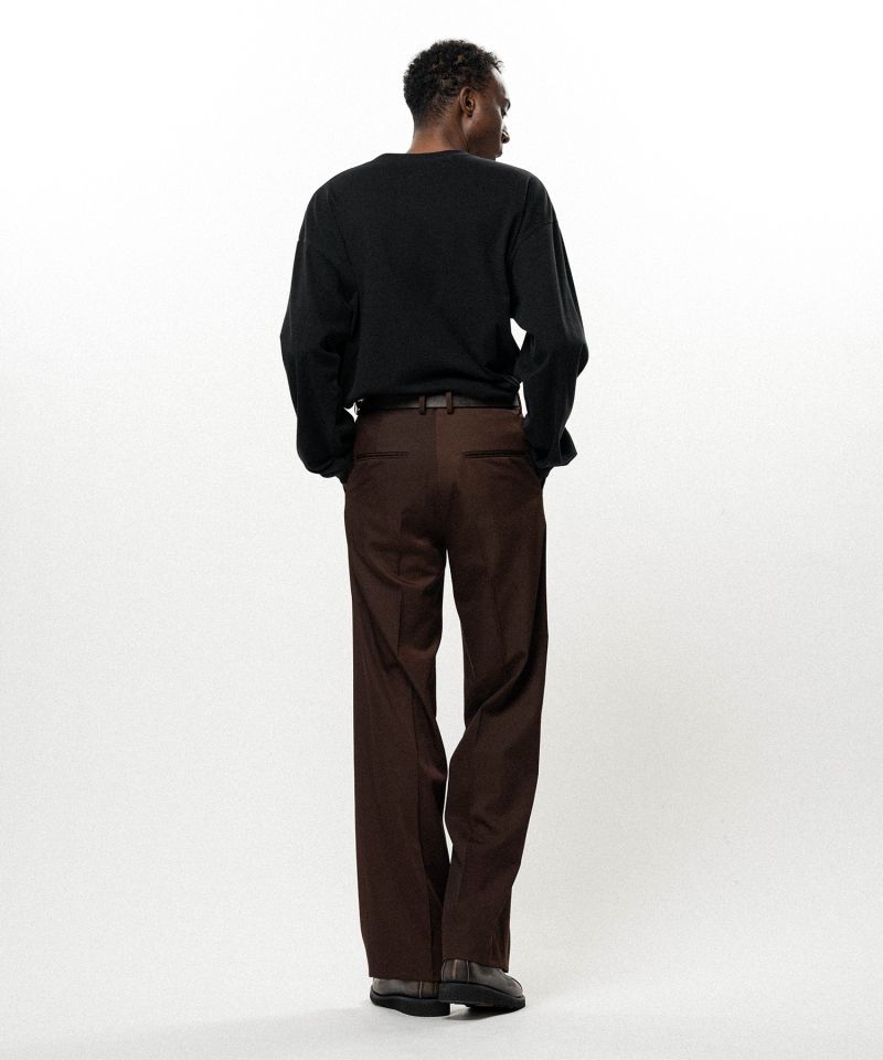 Twill Tailored Straight Pants