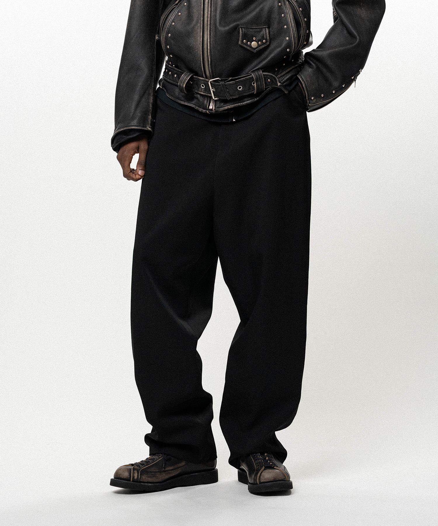 Twill Tailored Sarouel Pants