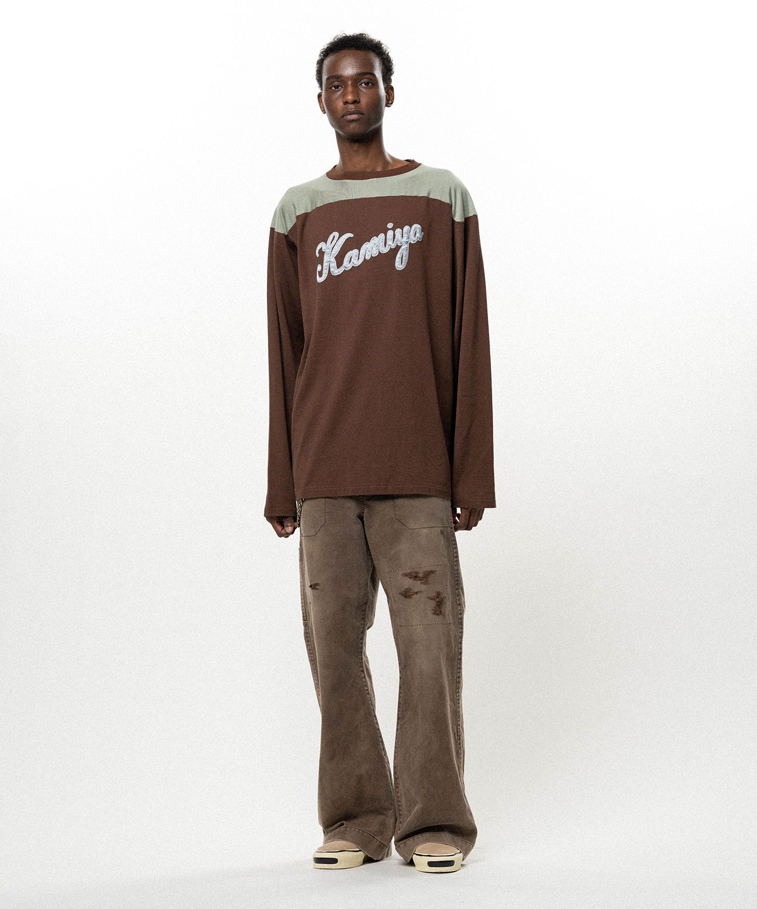 Heavy Sun Faded Like Wide Bootcut Pants