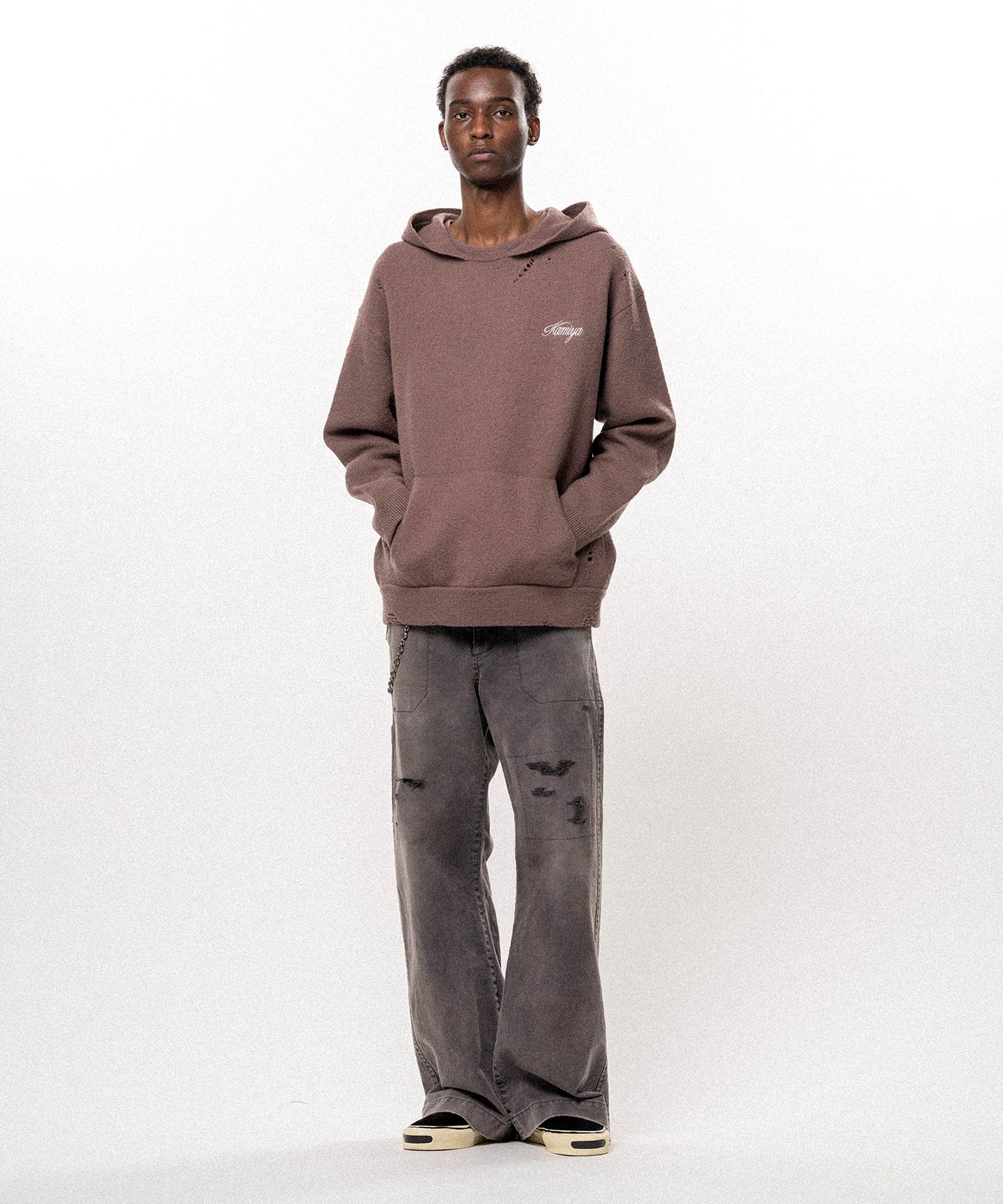Heavy Sun Faded Like Wide Bootcut Pants