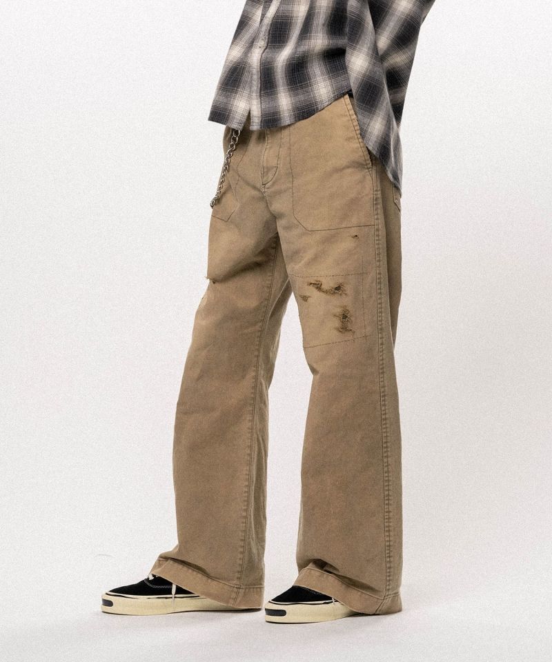 Heavy Sun Faded Like Wide Bootcut Pants