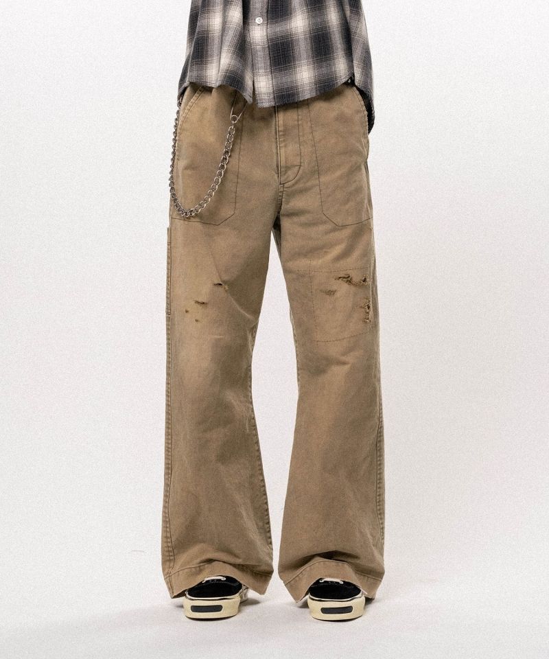 Heavy Sun Faded Like Wide Bootcut Pants