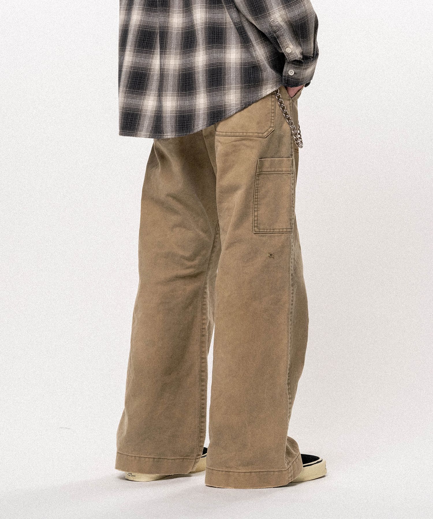 Heavy Sun Faded Like Wide Bootcut Pants