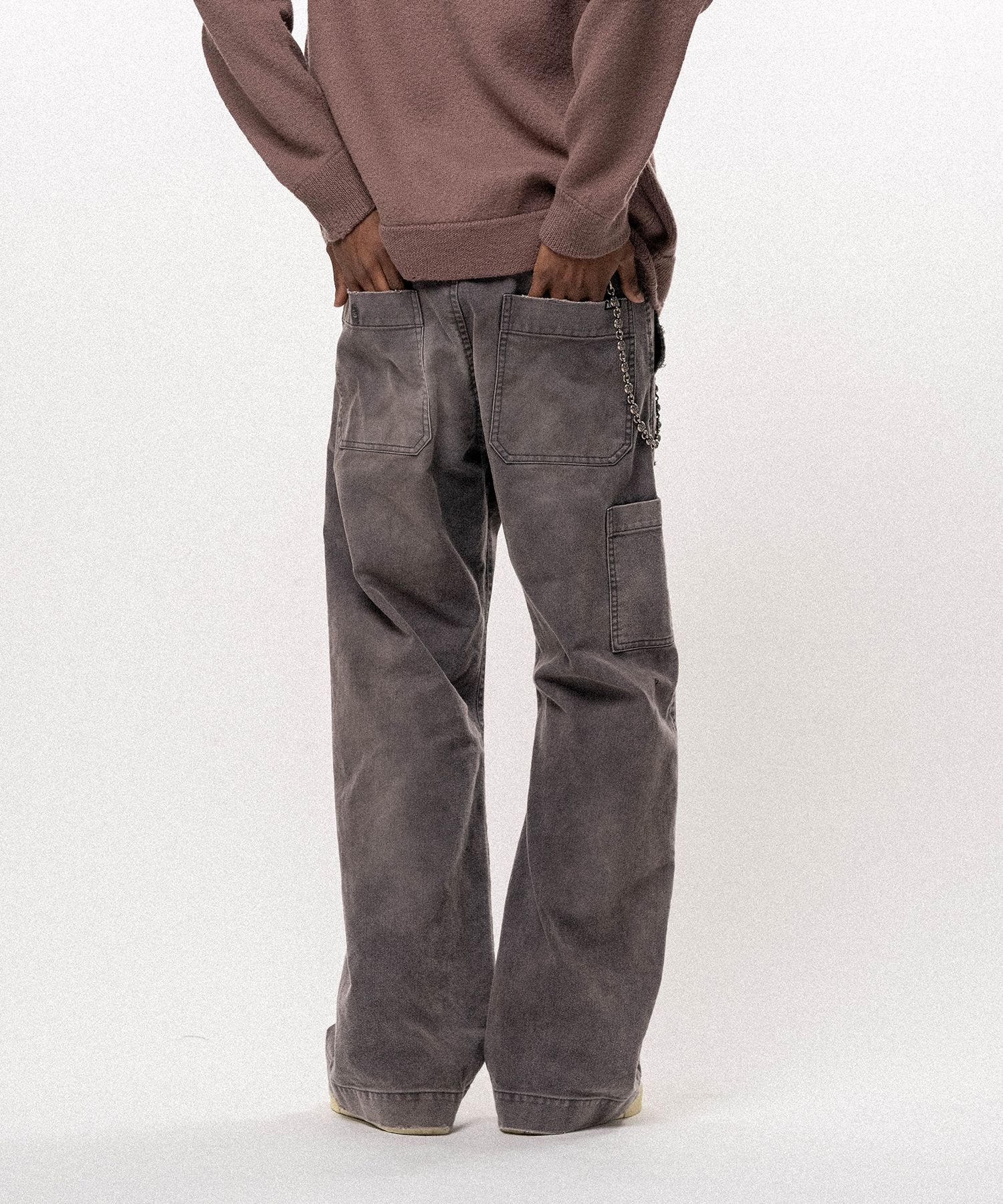 Heavy Sun Faded Like Wide Bootcut Pants