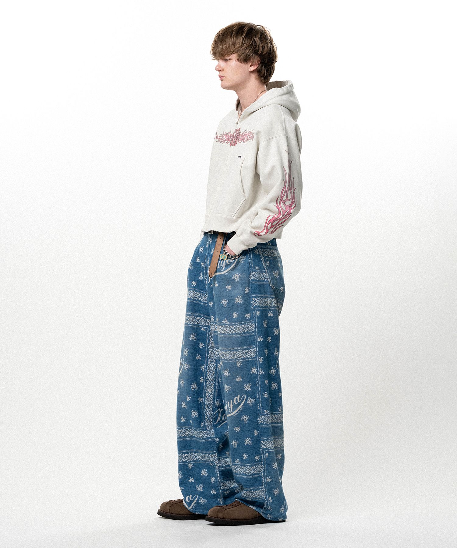 OG Bandana Discharge Easy Pants