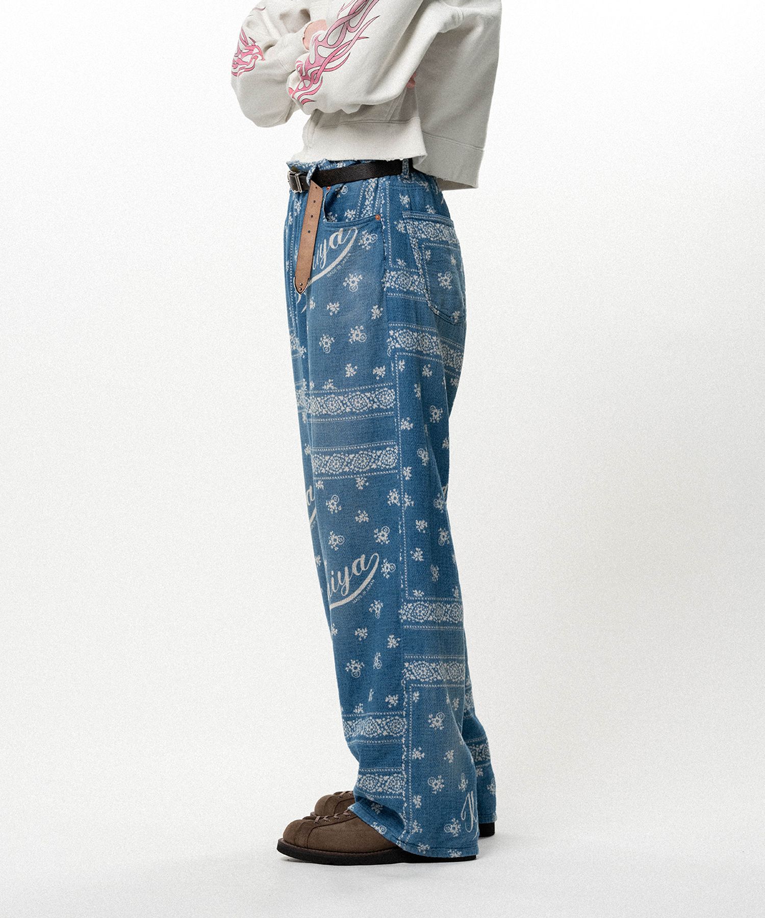 OG Bandana Discharge Easy Pants