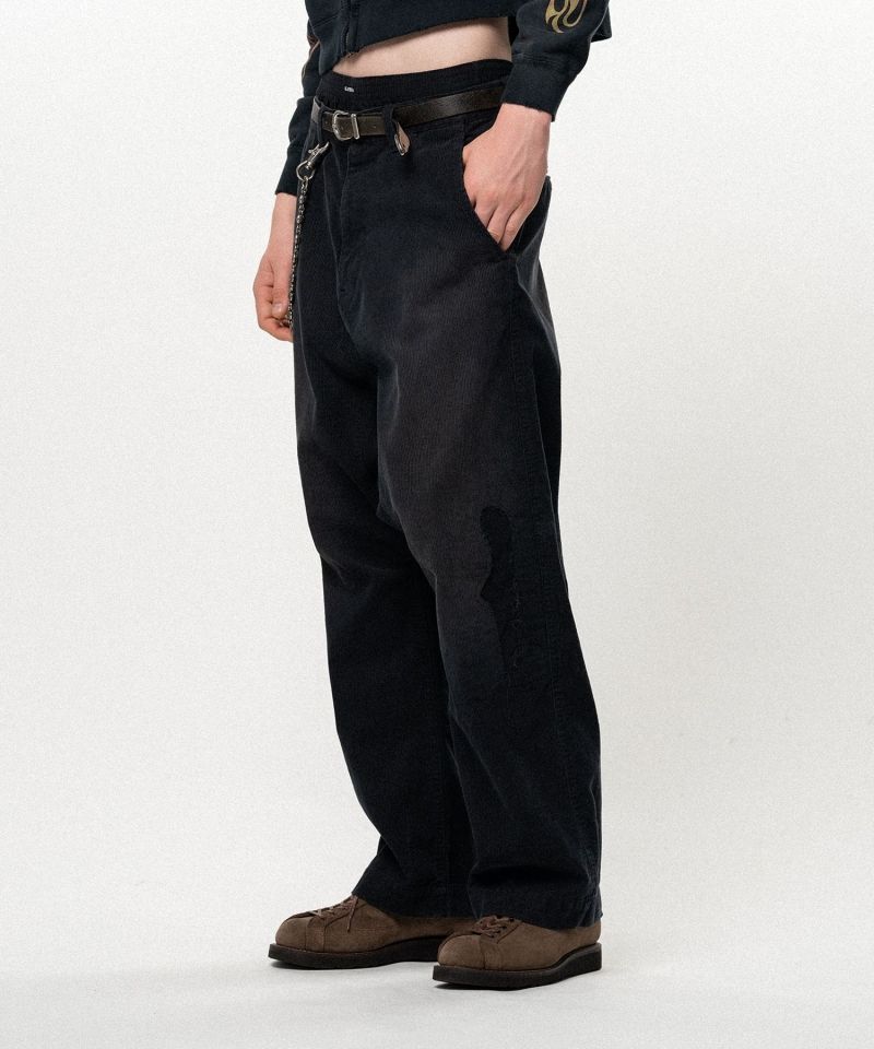Repaired Corduroy Sarouel Pants