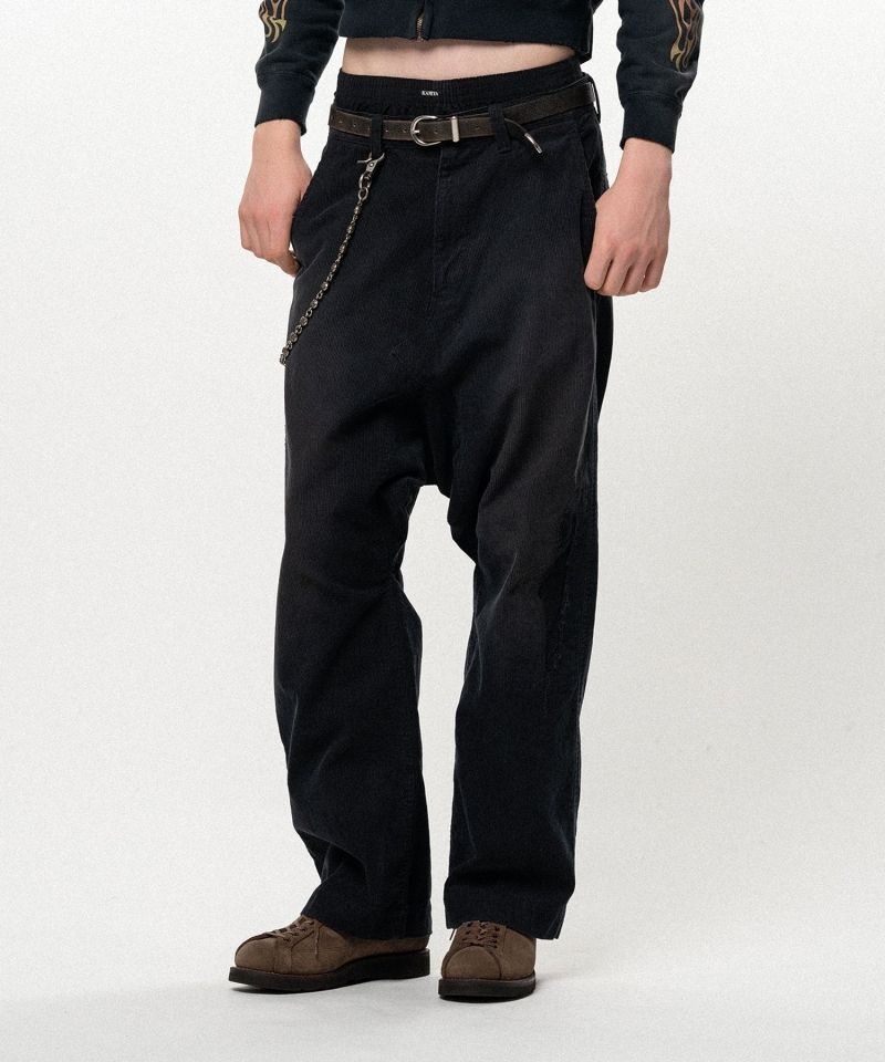 Repaired Corduroy Sarouel Pants