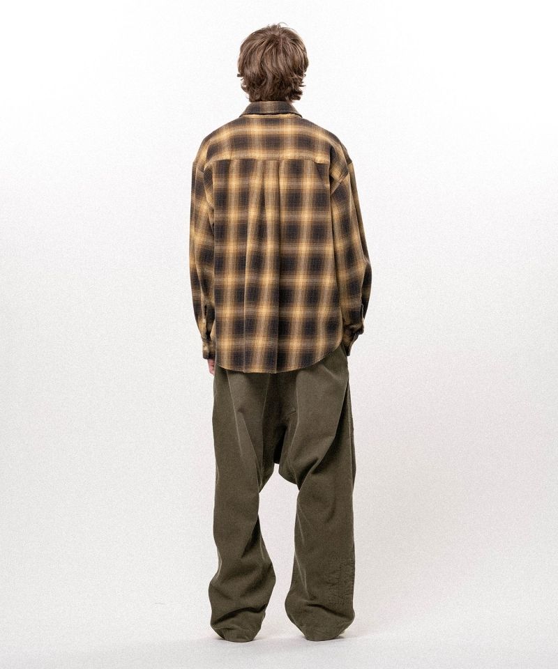 Repaired Corduroy Sarouel Pants