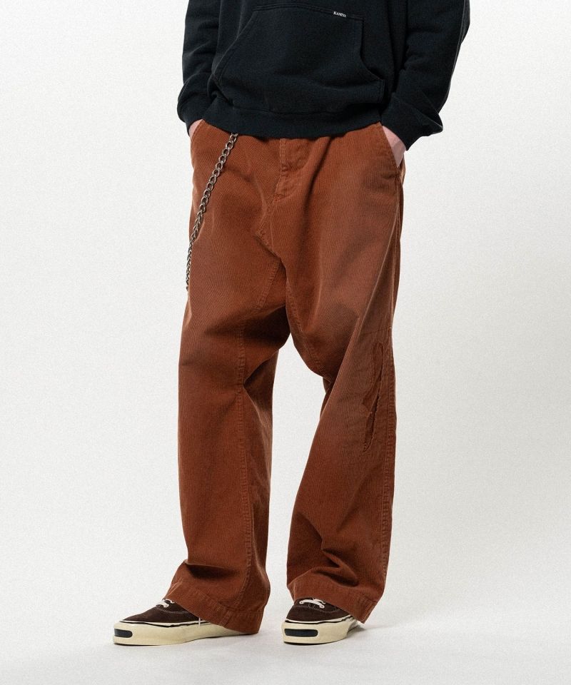 Repaired Corduroy Sarouel Pants