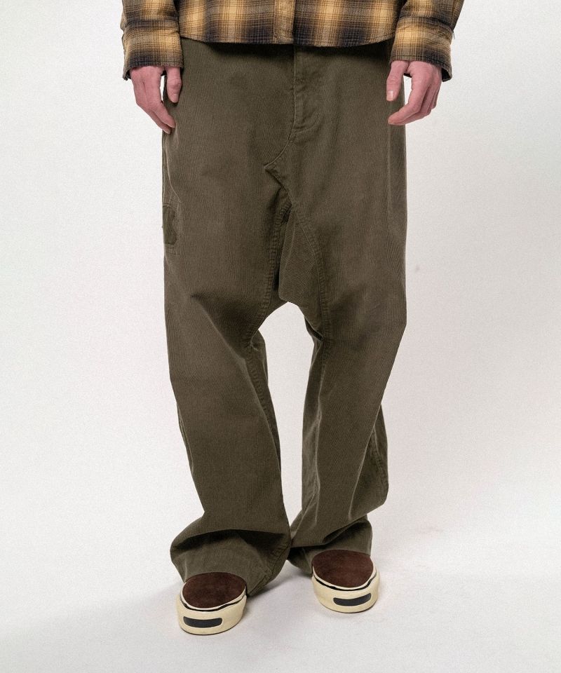 Repaired Corduroy Sarouel Pants