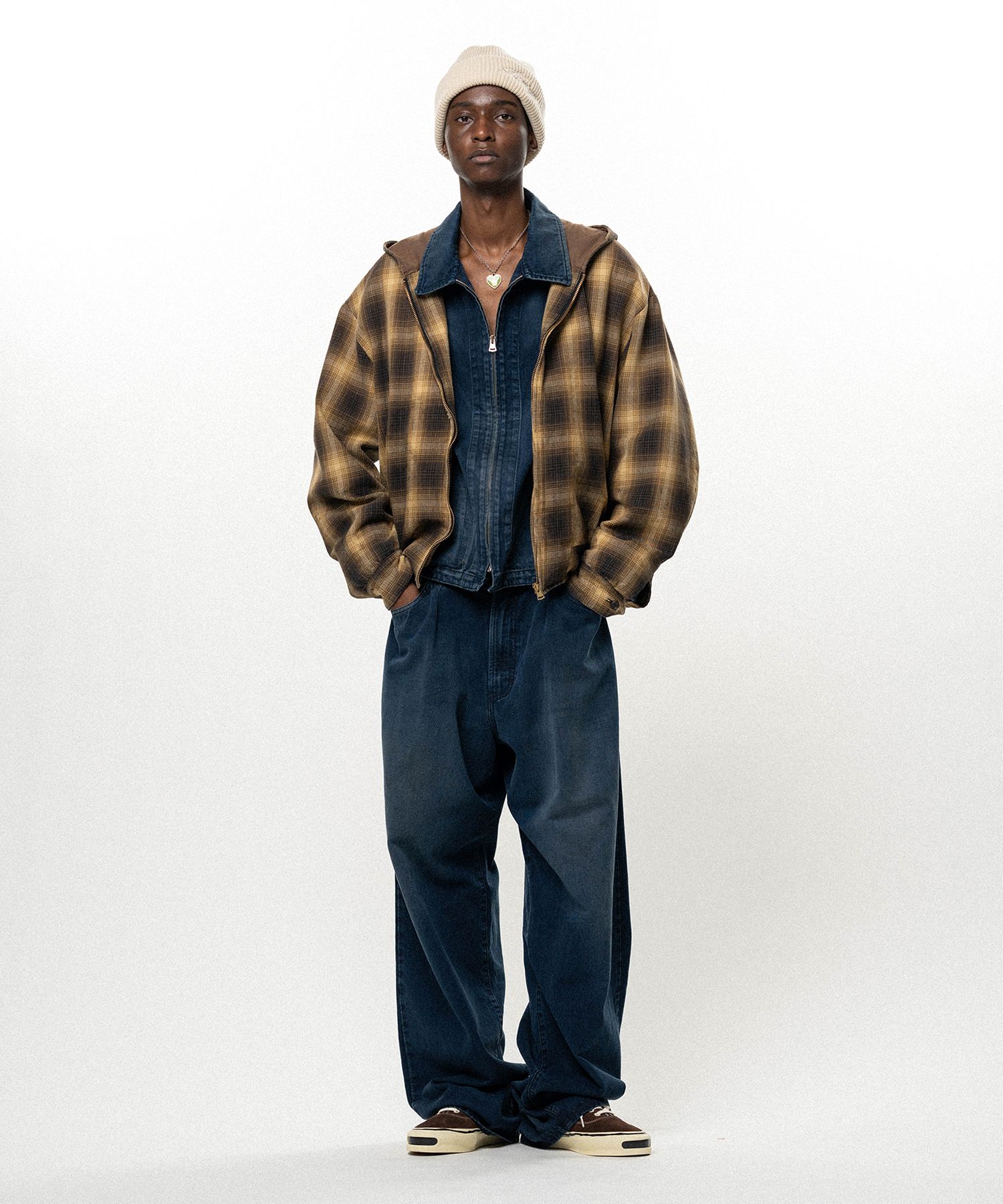 Tencel Denim Easy Baggy Pants