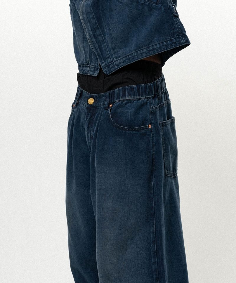 Tencel Denim Easy Baggy Pants