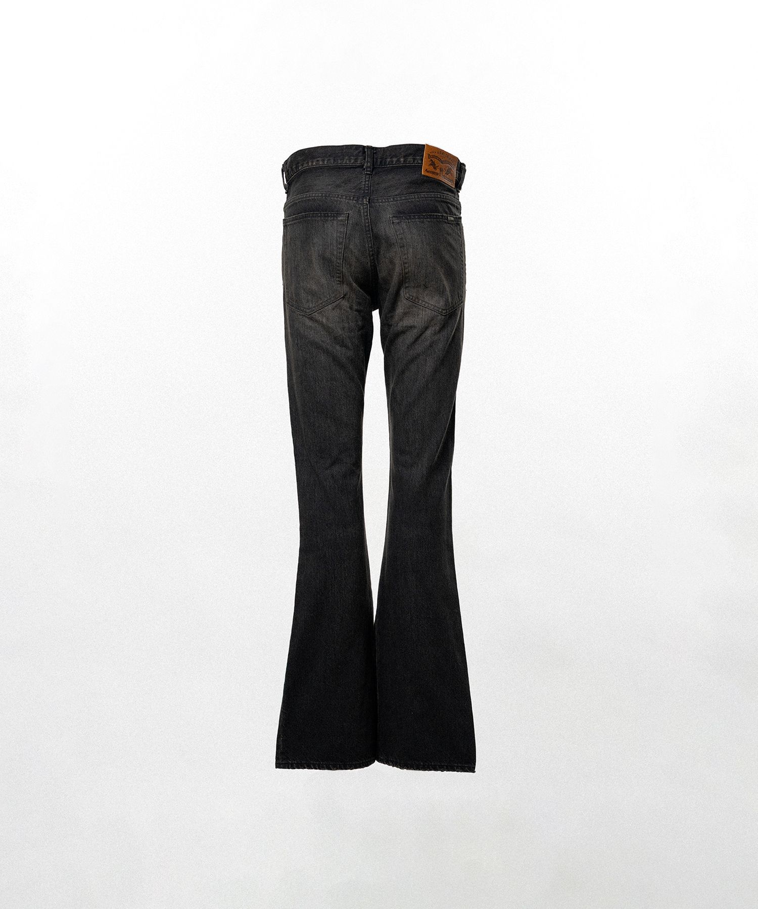 Distressed Slim Bootcut Denim Pants