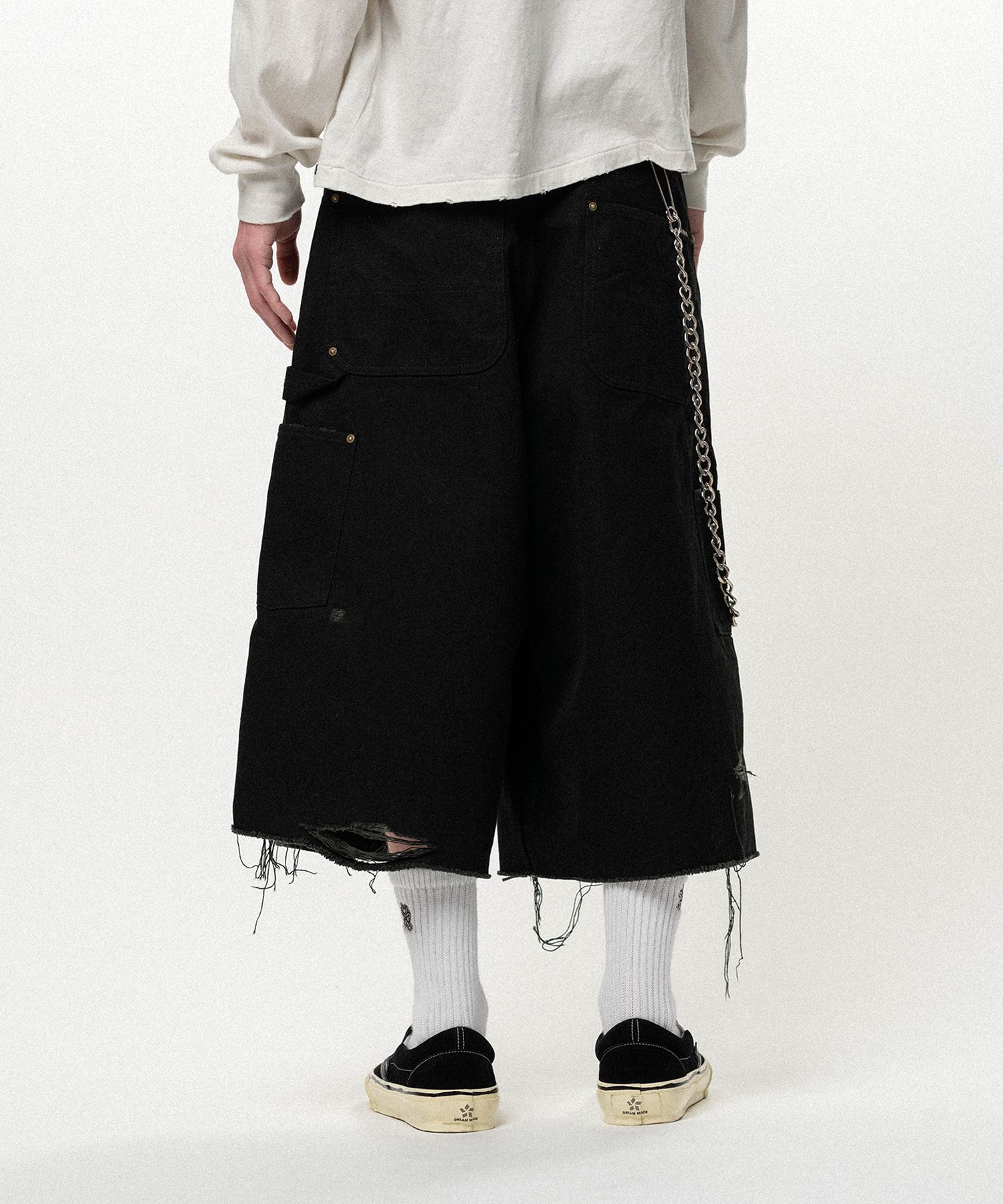 BORO Duck Painter Bermuda Shorts
