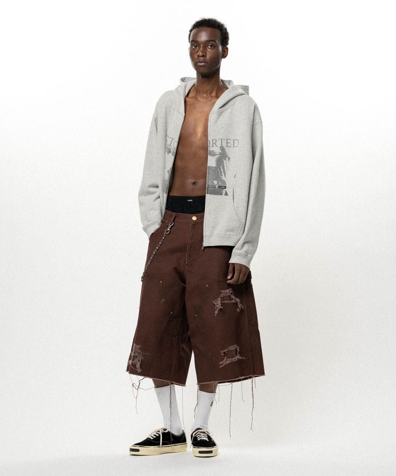 BORO Duck Painter Bermuda Shorts