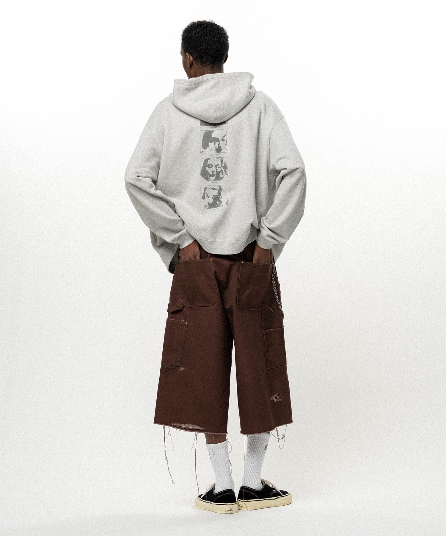 BORO Duck Painter Bermuda Shorts