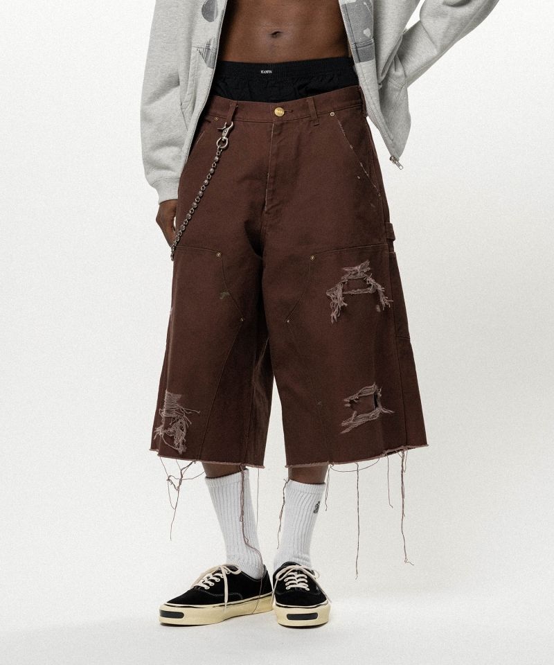 BORO Duck Painter Bermuda Shorts