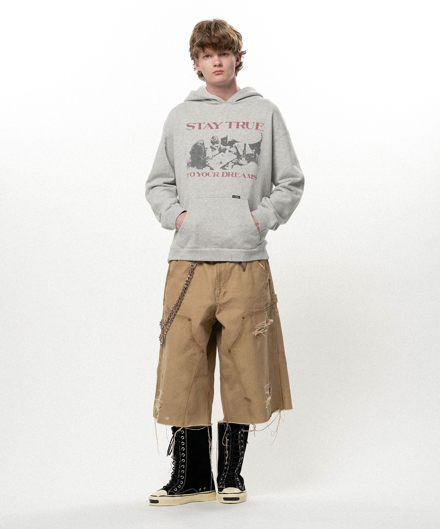 BORO Duck Painter Bermuda Shorts
