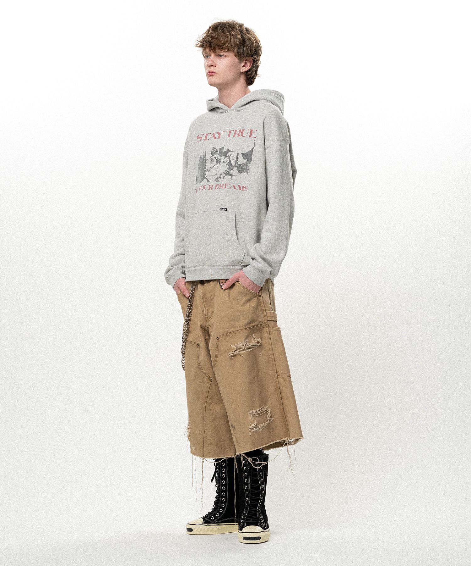 BORO Duck Painter Bermuda Shorts