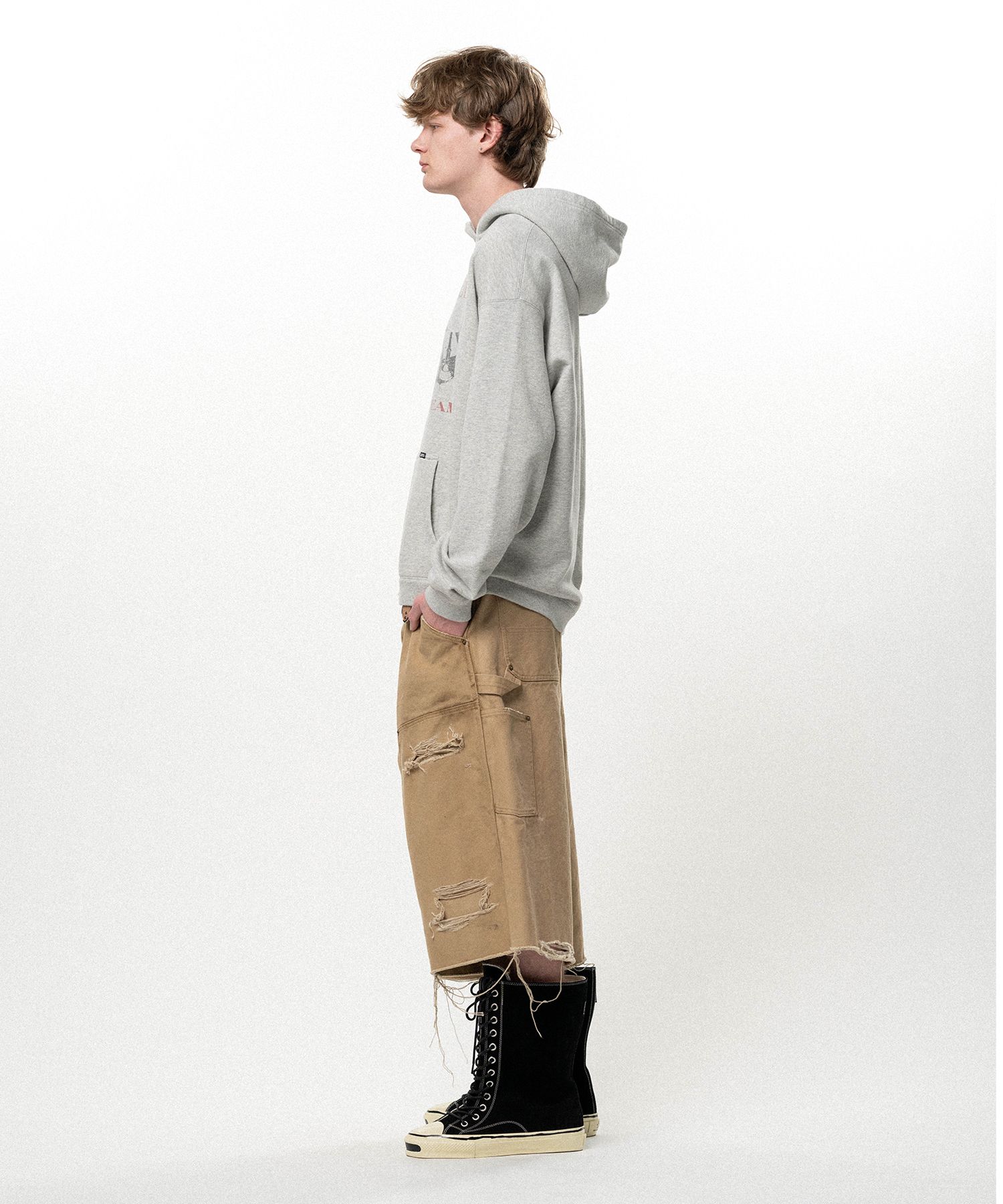 BORO Duck Painter Bermuda Shorts