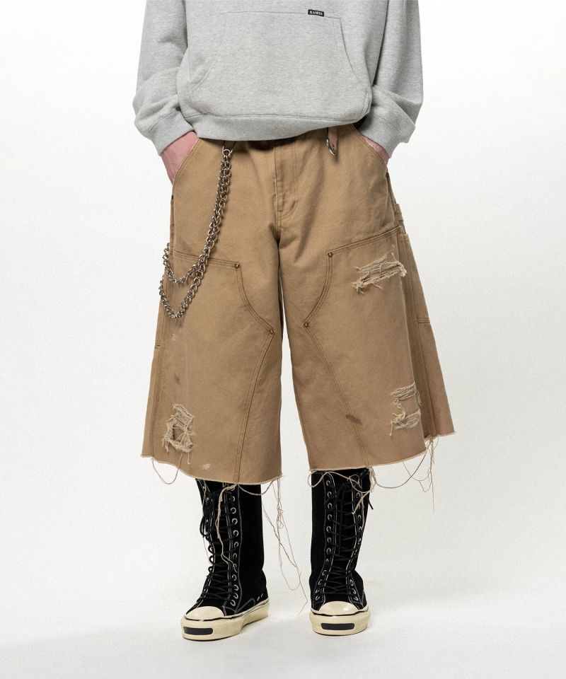 BORO Duck Painter Bermuda Shorts