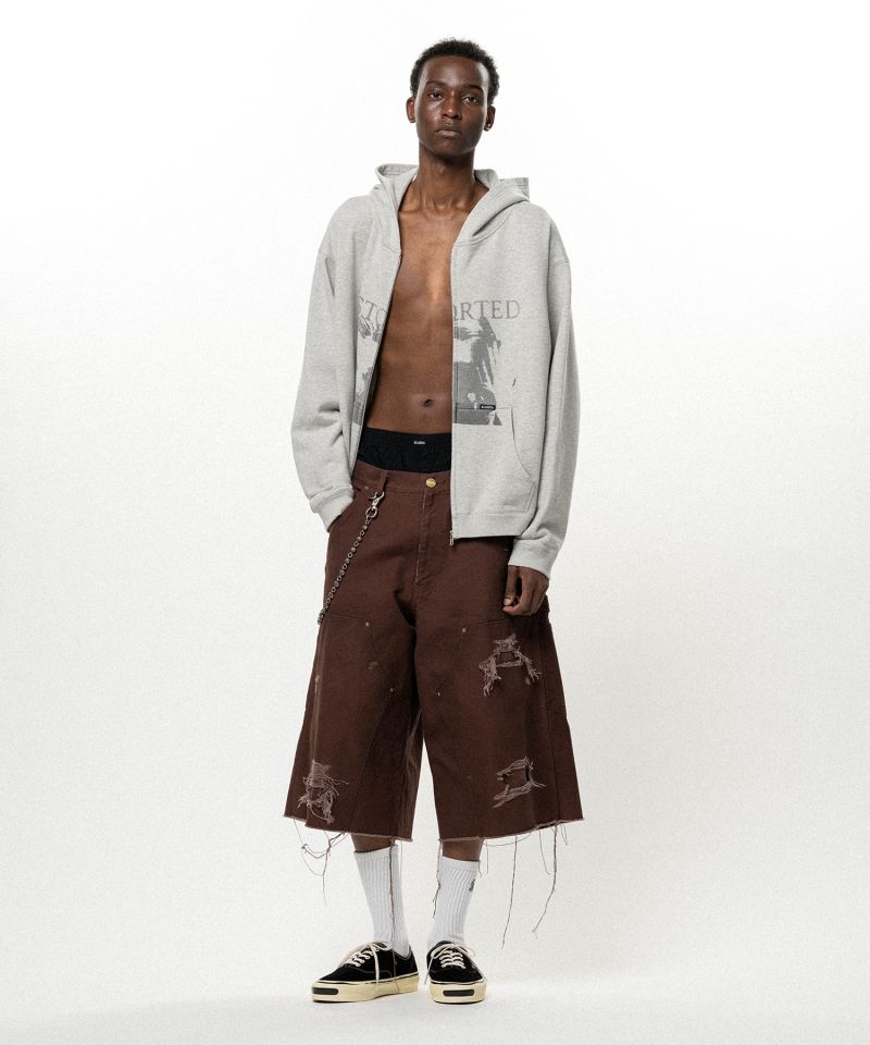 BORO Duck Painter Bermuda Shorts