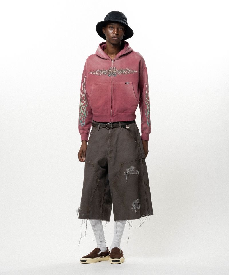 BORO Duck Painter Bermuda Shorts