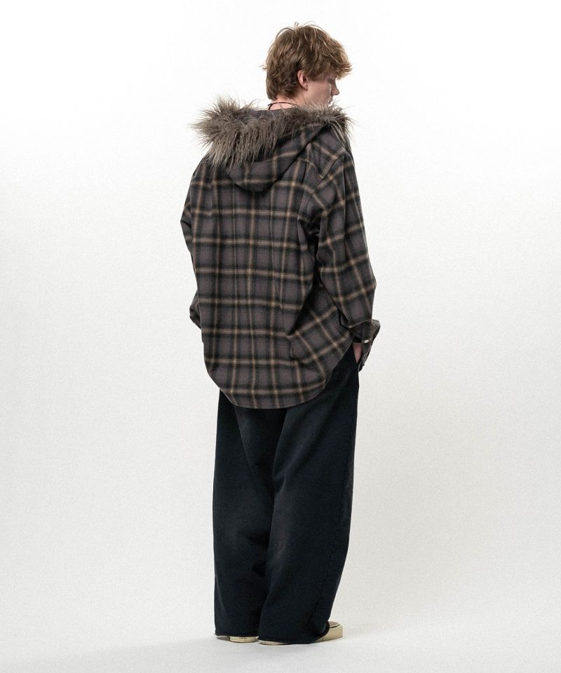 Embroidered Wide Sweat Pants