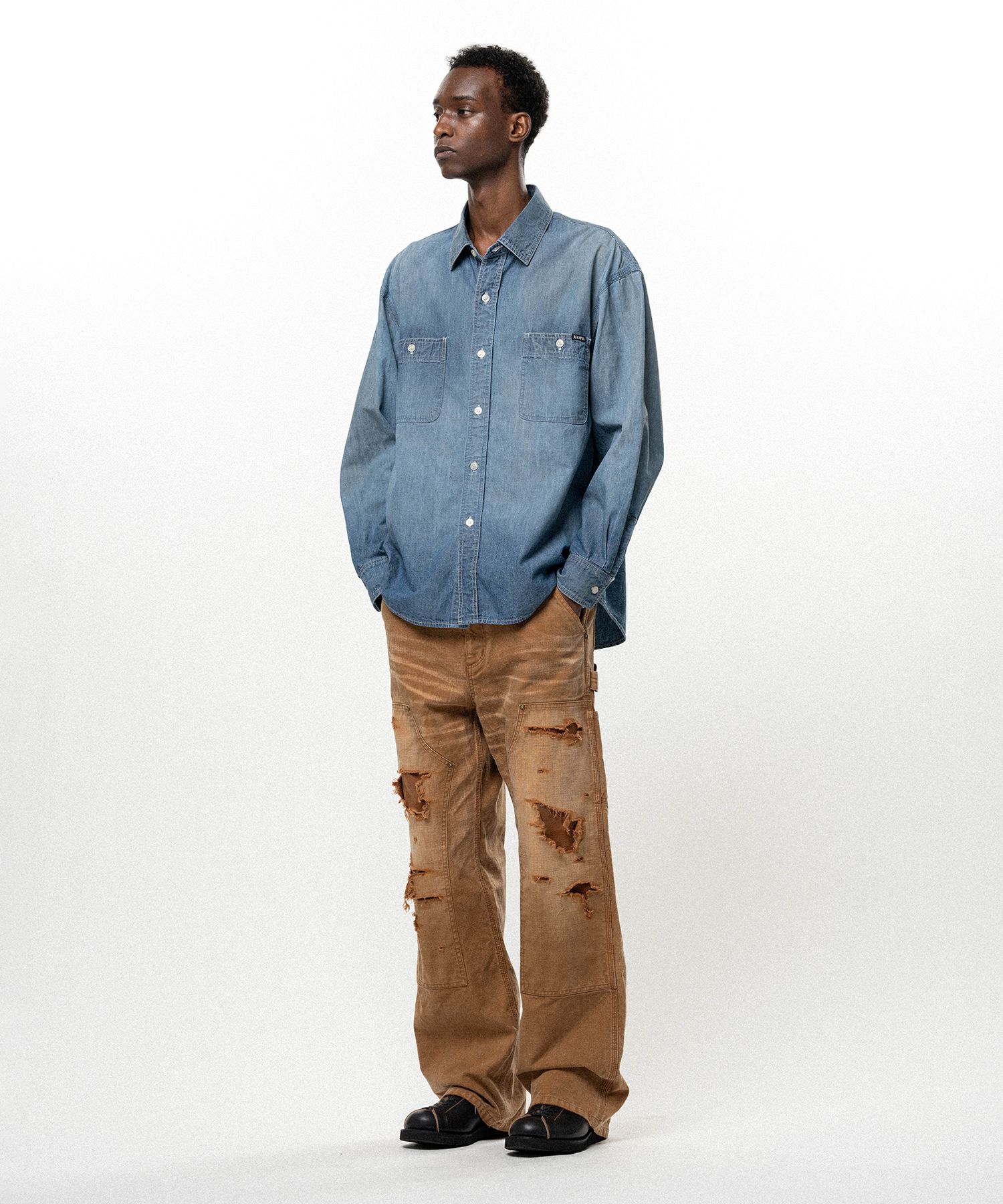 Heavy Sun Faded Duck Painter Pants