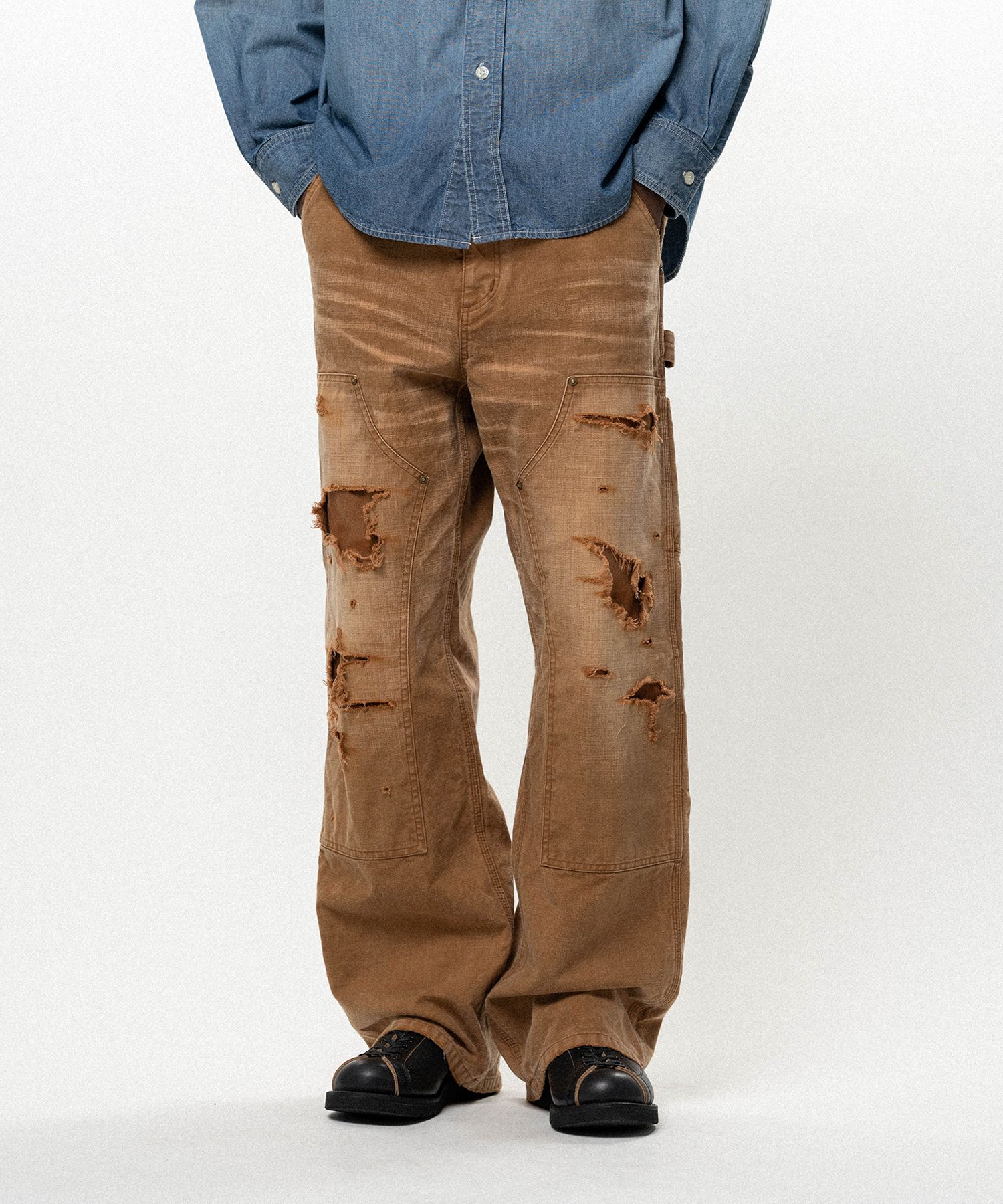 Heavy Sun Faded Duck Painter Pants