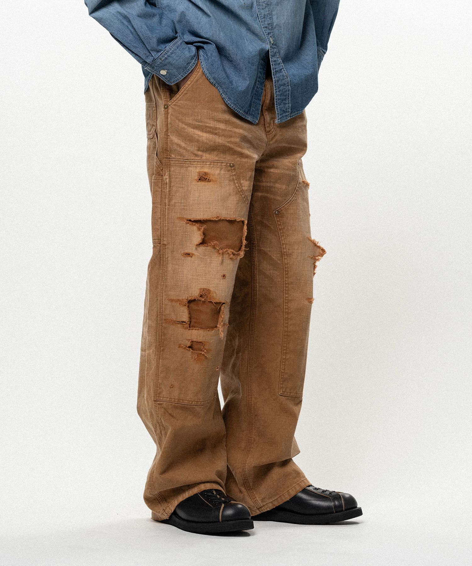Heavy Sun Faded Duck Painter Pants