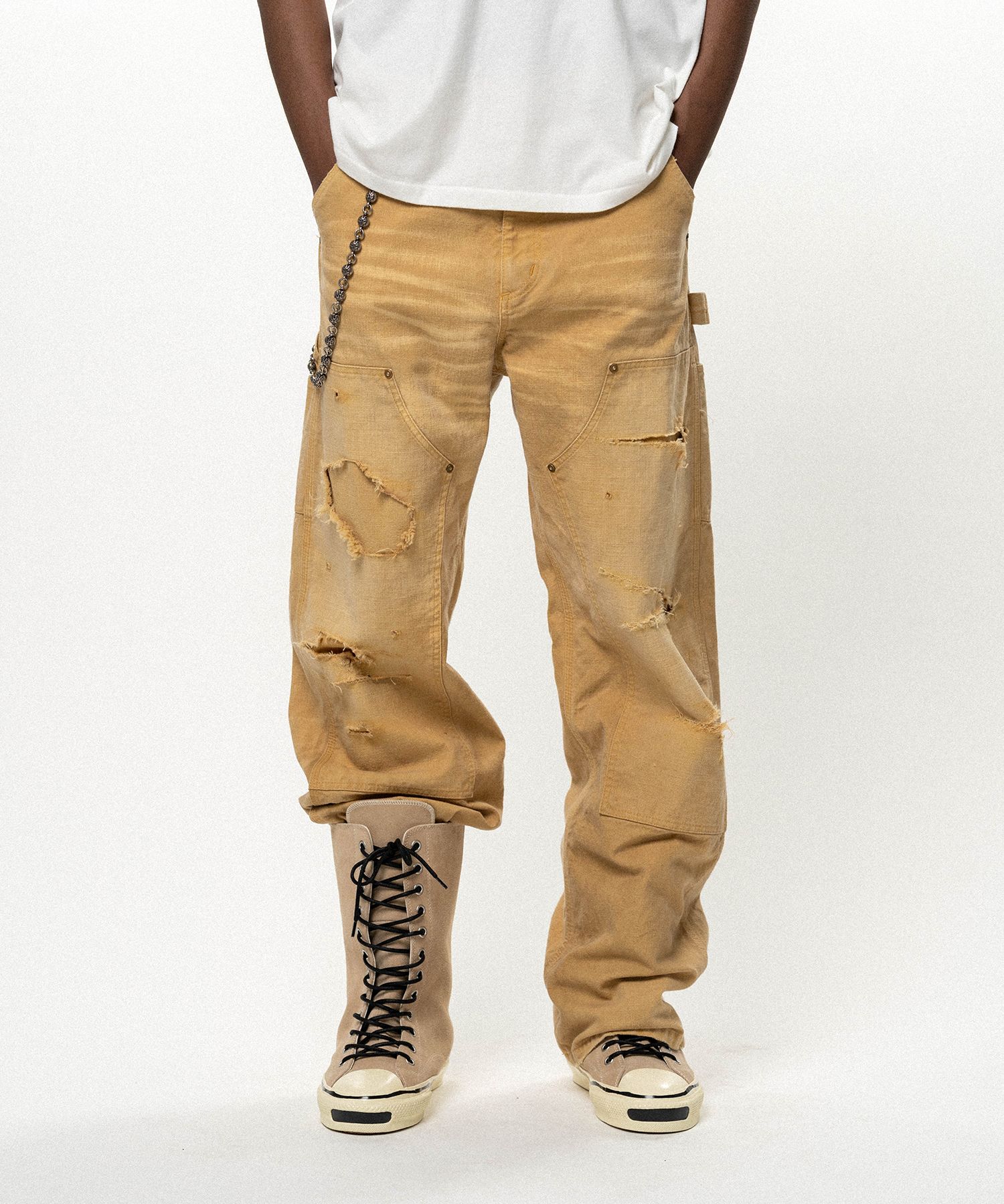 Heavy Sun Faded Duck Painter Pants