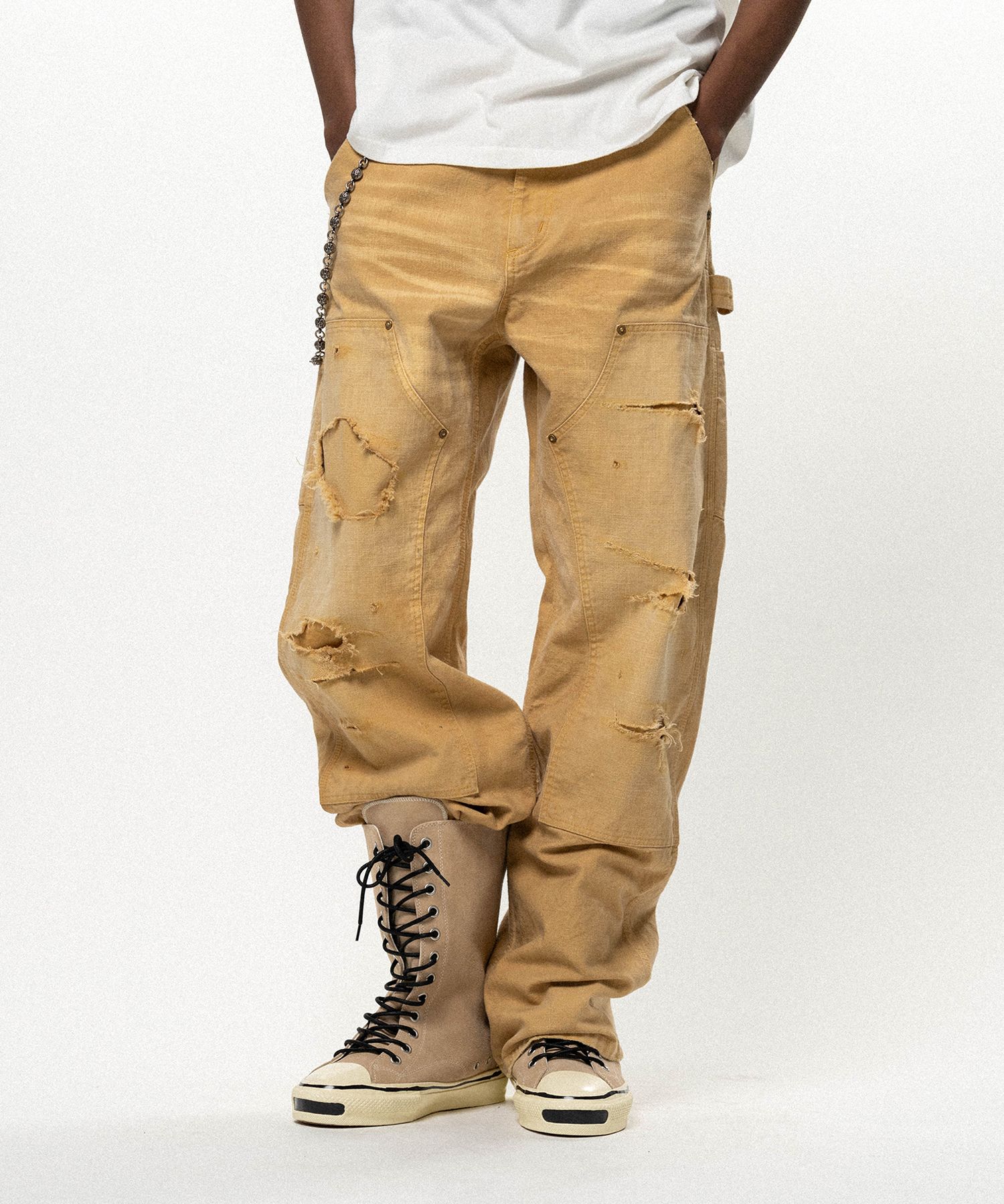 Heavy Sun Faded Duck Painter Pants