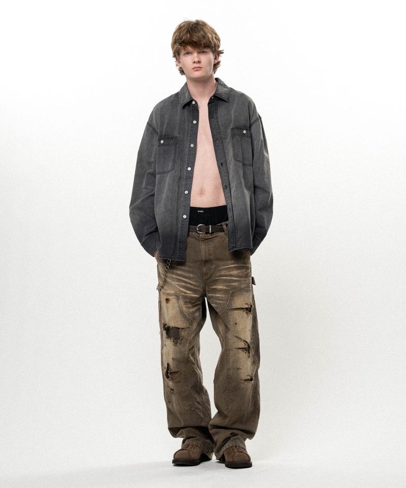 Heavy Sun Faded Duck Painter Pants